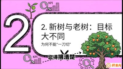 第3节：【春肥策略】开春底肥：新树&ldquo;扩版图&rdquo;，老树&ldquo;点引擎&rdquo;，课程：《柑橘底肥&ldquo;翻身账&rdquo;：从改土到高产的实战全书》