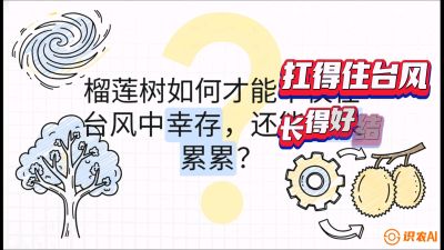 第四节：中国榴莲突围战：为生存重塑权型，抗台风矮化栽培与力学牵引，课程：《国产榴莲突围战：从泰国经验到中国实操的8堂必修课（高阶实战版）》