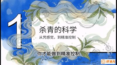 第05节（加工篇）：决胜2分钟：用&ldquo;数字温控&rdquo;破解杀青不匀，复刻大师级手工口感，课程：《茶金时代：从&ldquo;看天吃饭&rdquo;到&ldquo;精准控局&rdquo;的茶叶高产提质实战课》