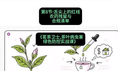 第08节：舌尖上的红线&mdash;&mdash;农药残留与合规清单，课程：《茗茶卫士&mdash;&mdash;茶叶病虫害绿色防控实战课》#识农AI
