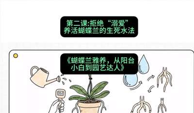 第二节：拒绝&ldquo;溺爱&rdquo;：养活蝴蝶兰的生死水法，课程：《蝴蝶兰雅养六讲：从阳台小白到园艺达人》#识农AI